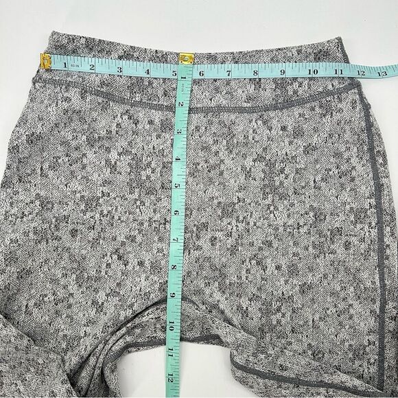 GYMSHARK Compression Fit Fleur Texture Leggings Charcoal Marl Grey Size Small - Picture 6 of 7